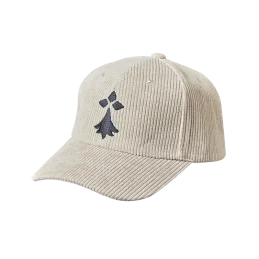 CASQUETTE BEIGE HERMINE NOIRE