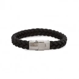 BRACELET NOIR FEMME 18CM