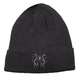 BONNET NOIR LOGO HERMINE