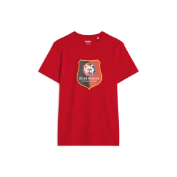 T-SHIRT ROUGE LOGO ADULTE