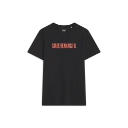 T-SHIRT NOIR SRFC ROUGE JUNIOR