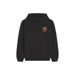SWEAT NOIR LOGO QUADRI JUNIOR