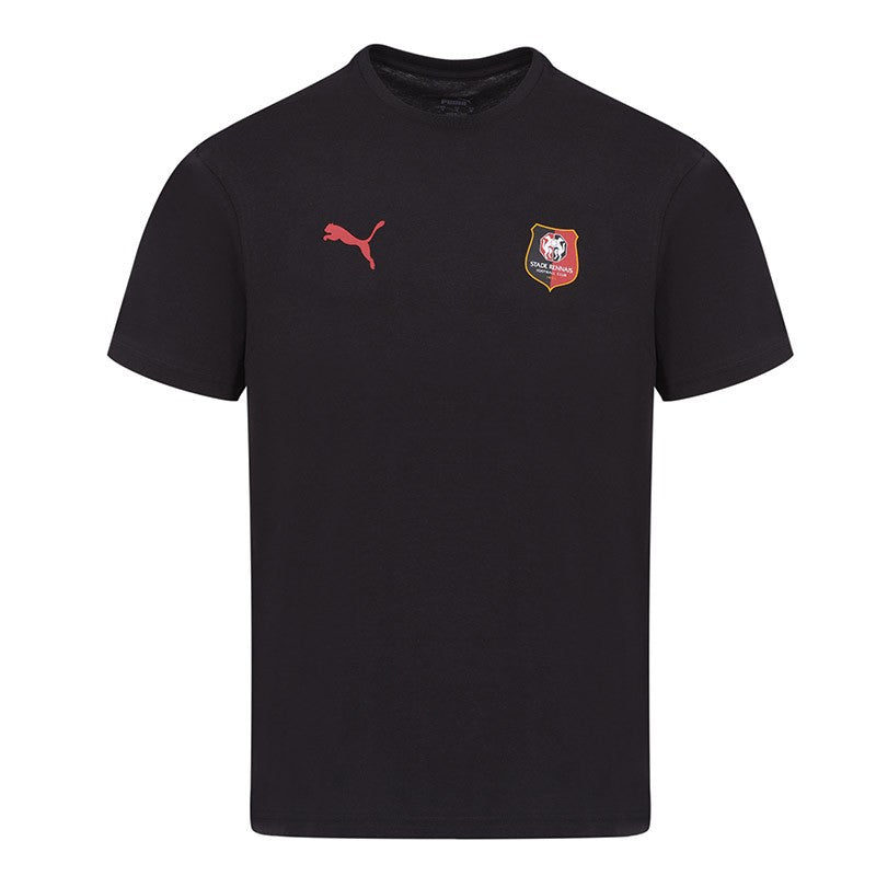 T-SHIRT LOGO SRFC NOIR ADULTE