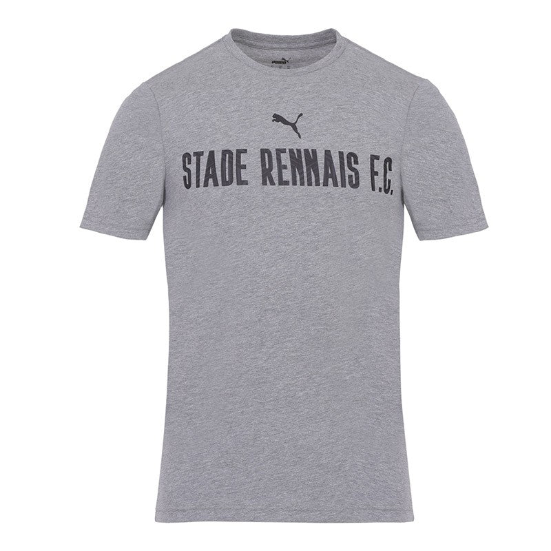 T-SHIRT STADE RENNAIS F.C. GRIS ADULTE