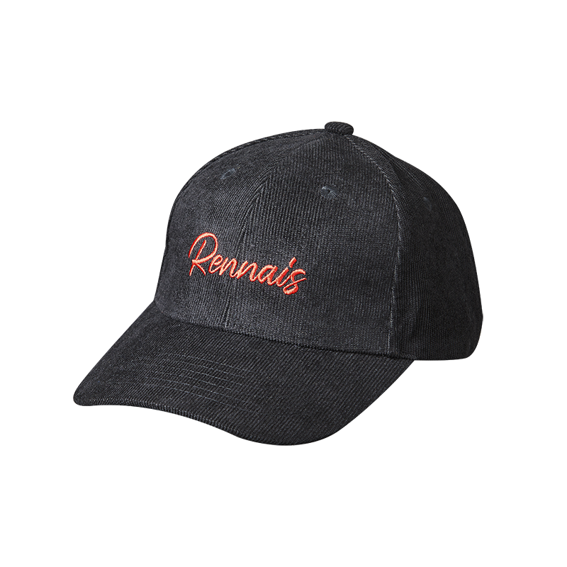 CASQUETTE NOIRE RENNAIS ROUGE
