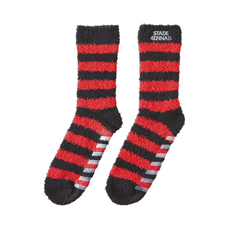 CHAUSSETTE PILOU ROUGE ET NOIR
