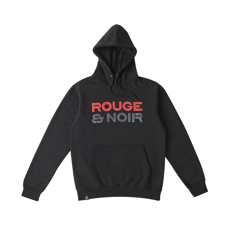 SWEAT NOIR "ROUGE ET NOIR" ADULTE