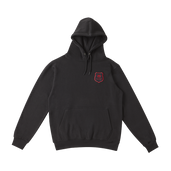 SWEAT NOIR LOGO ROUGE JUNIOR