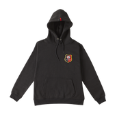 SWEAT NOIR LOGO QUADRI JUNIOR