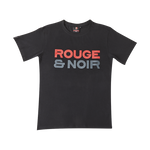 T-SHIRT NOIR "ROUGE ET NOIR" JUNIOR