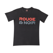 T-SHIRT NOIR "ROUGE ET NOIR" JUNIOR