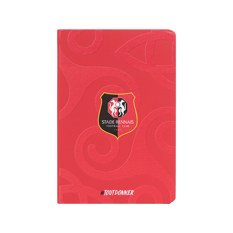 BLOC NOTE MOTIF ROUGE