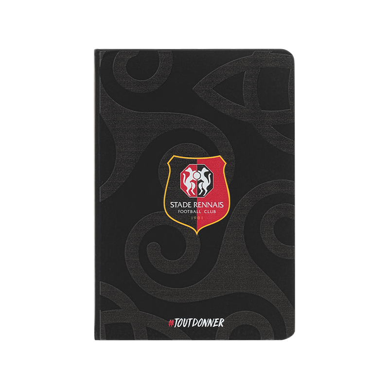 BLOC NOTE MOTIF NOIR