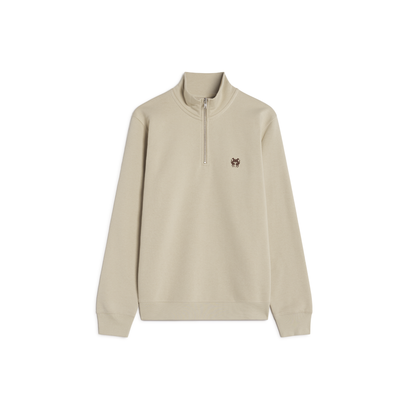 SWEAT HERMINE BEIGE ADULTE