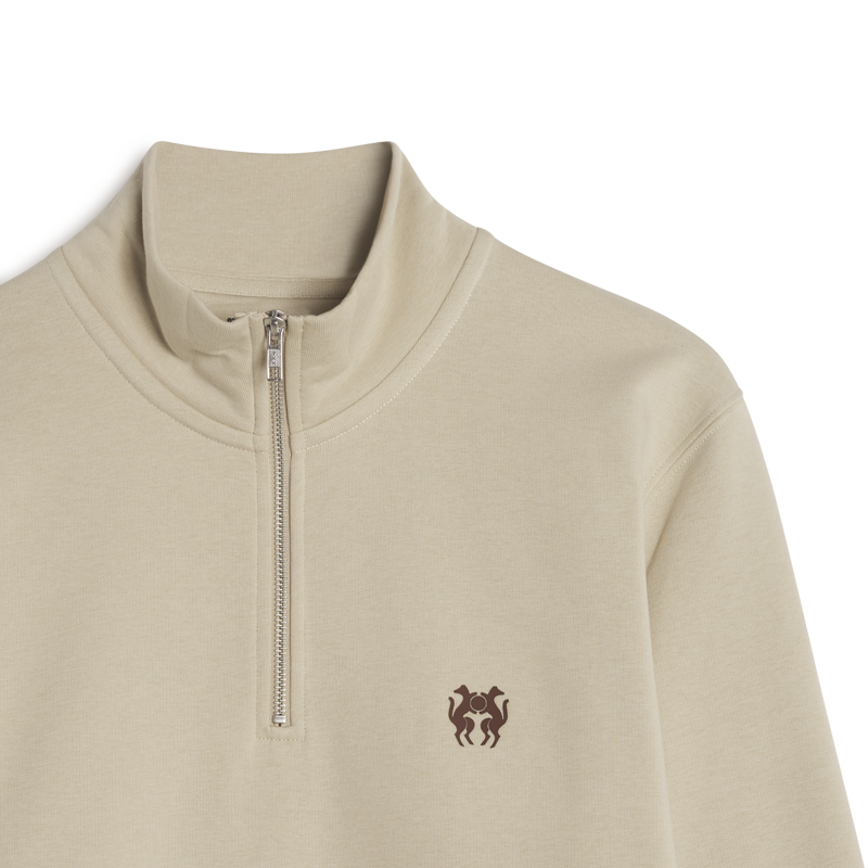 SWEAT HERMINE BEIGE ADULTE