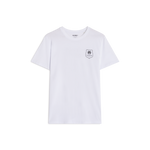 T-SHIRT BLANC FILET DOS ADULTE