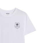 T-SHIRT BLANC FILET DOS ADULTE