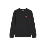 PULL NOIR CARRÉ ROUGE ADULTE