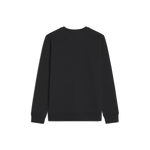 PULL NOIR CARRÉ ROUGE ADULTE