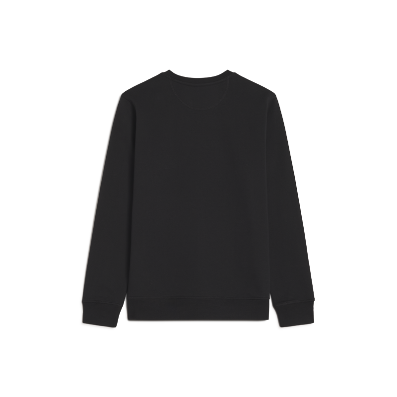 PULL NOIR CARRÉ ROUGE ADULTE