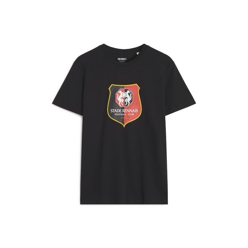 T-SHIRT NOIR LOGO ADULTE