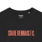 T-SHIRT NOIR SRFC ROUGE ADULTE