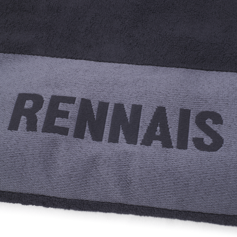 SERVIETTE NOIRE HERMINE